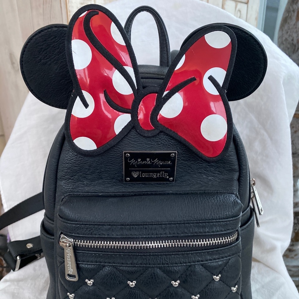 Vintage Disney Minnie Mouse Loungefly Mini Backpack
